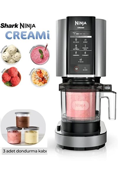 NINJA 7si 1 Arada Dondurma Makinesi - Milkshake, Gelato, Bpa Içermez, Sorbe, Parçacıklı Karışım, Smoothie
