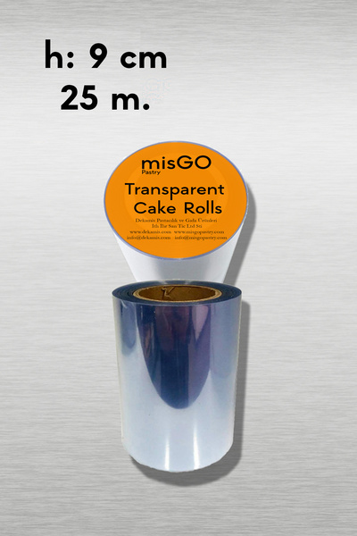 Dekamis Pasta Yan Decor 9X25 / Ultra Thick Unprinted Transfer Gelatin / Trans...