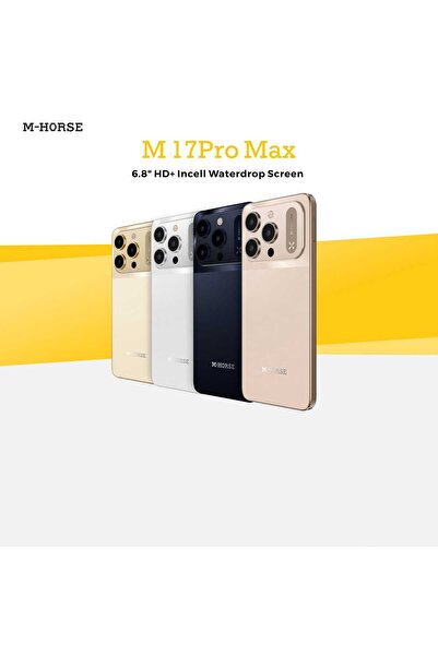 M HORSE M-Horse M17 Pro Max Smartphone with 128GB Storage and 8GB RAM, 6.8-inch Display, and 5000mAh Battery