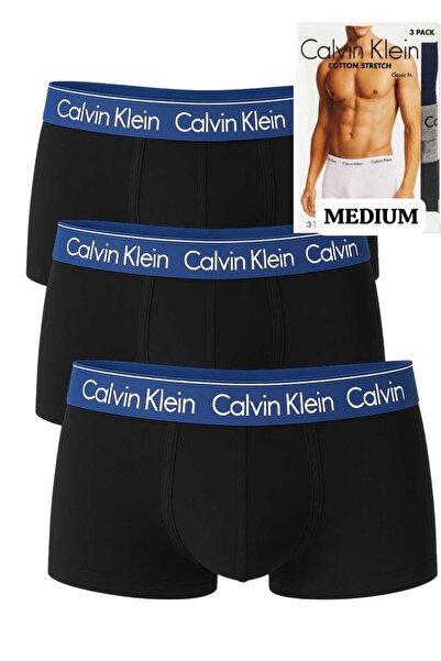 essentialneedsforall 3 Pieces CK Men’s Cotton Stretch Low Rise Trunks