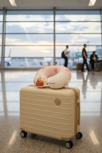 Miniso Çilek Serisi Hafızalı Sünger Boyun Yastığı