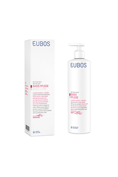 EUBOS منظف ​​الوجه والجسم المعطر السائل 400 مل