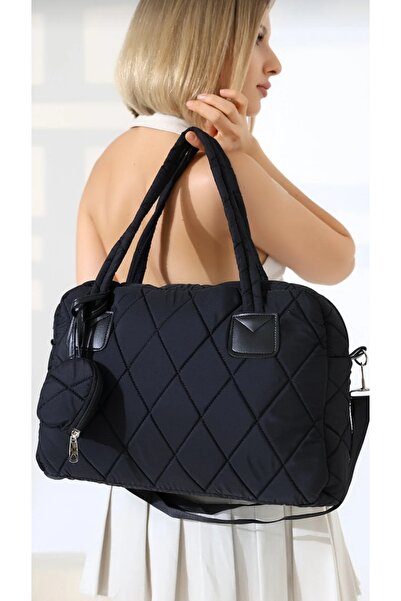 themoiss حقيبة يد نسائية سوداء كبيرة الحجم ناعمة وحقيبة كتف متعددة الاستخدامات