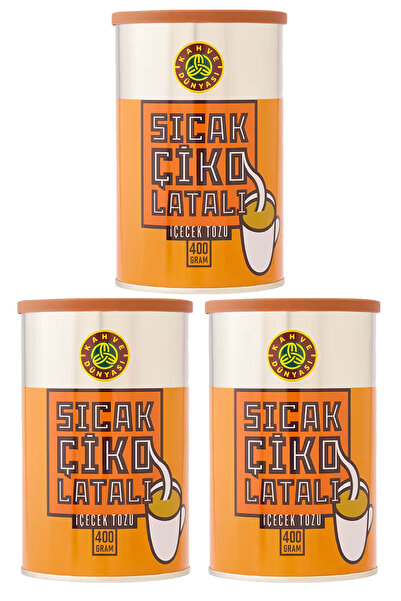 Kahve Dünyası Kahve Dünyası Sıcak Çikolata 400 gr x 3 Adet