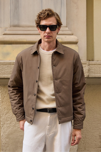 Danger Erkek Basic Mont Ceket Kahverengi