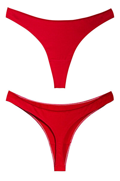 Yohannes Club Kadın,Pamuklu Basic Tanga Külot, 3'lü Paket