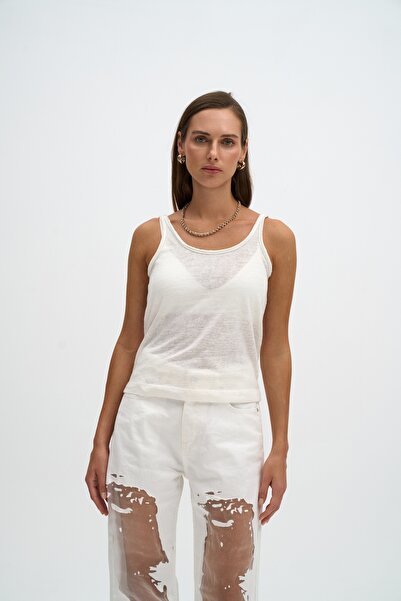 BOHEMAİ Salnor Basic Ekru Crop