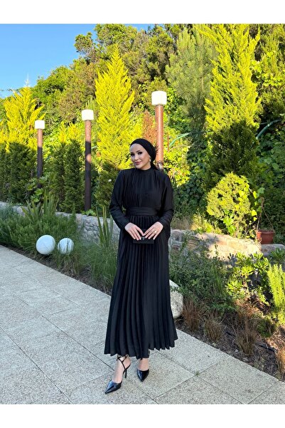 Melike Tatar Piliseli Elbise 32-2039-2