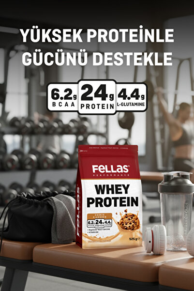 Fellas Whey Protein Tozu Kurabiye Aromalı 525g x 2