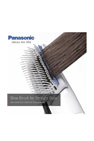 PANASONIC EH‑KA31‑W Hair Styler – 3‑in‑1 Brush Set for Straightening, Volumizing & Curling (Made in Thailand)