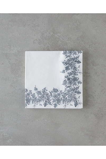 English Home Blossy 20'li Kağıt Peçete 33x33 cm Beyaz - Yeşil