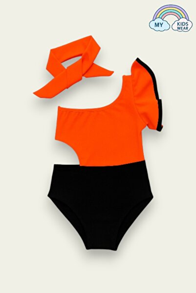 My Kids Wear Dekolite Modelli Kız Çocuk Mayosu