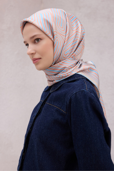 Belli Φουλάρι από καθαρό μετάξι 4209D (TWILL)-33