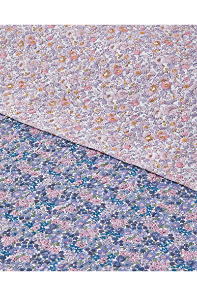 English Home Floral Cascade Tek Kişilik Çok Amaçlı Örtü 160x220 cm Pembe