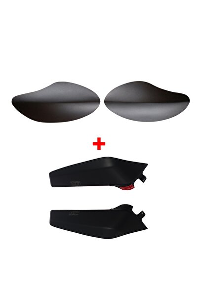 GP KOMPOZİT Yamaha XMAX 250 / 400 2018-2022 Uyumlu Bacak ve Grenaj Koruma Seti Siyah