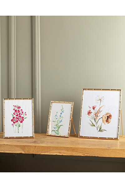 English Home Bamboo Metal Çerçeve Gold