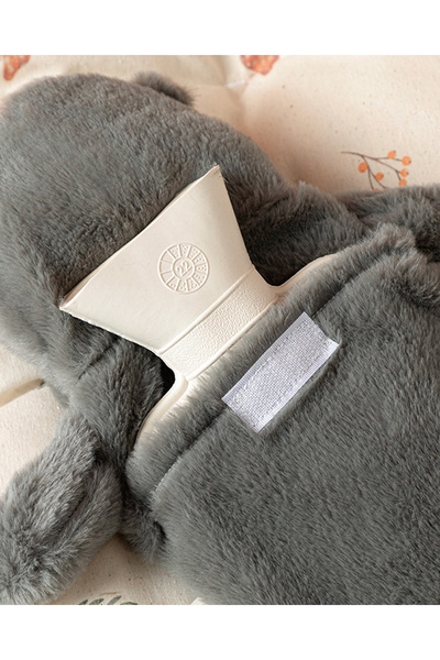 English Home Hipopotam Pelüş Sıcak Su Torbası Gri