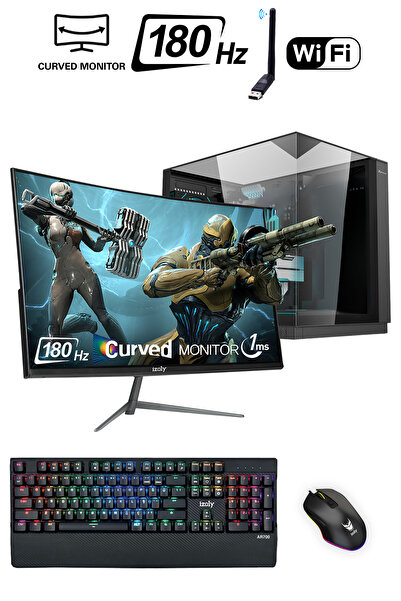 IZOLY Kurama X I7-10700f 32gb 256gb M.2 Nvme 1660s 6gb 24" 180hz Oyuncu Masaü...
