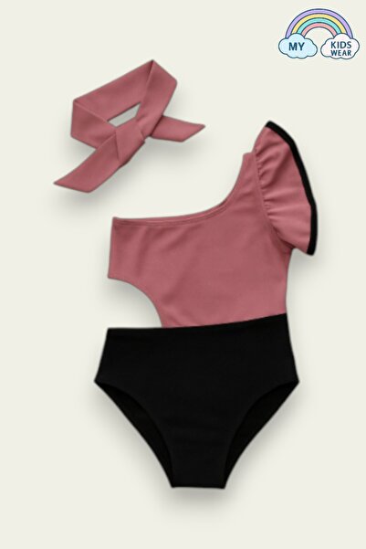 My Kids Wear Dekolite Modelli Kız Çocuk Mayosu