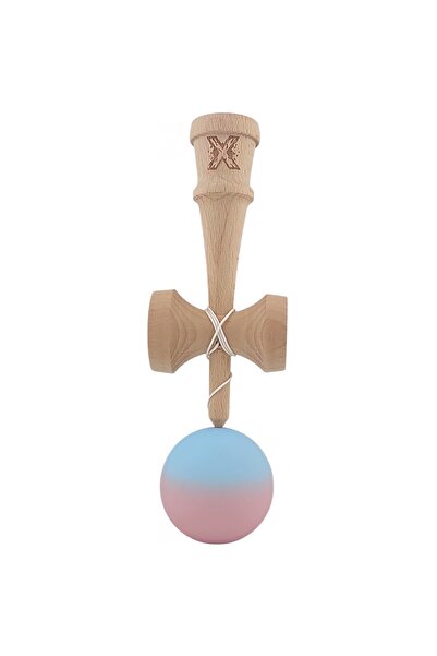 Flippy Διαδραστικό παιχνίδι Kendama, Flippy, Ξύλινο, 18 εκ., Ντεγκραντέ Μοντέλο 5, Μπλε/Μωβ