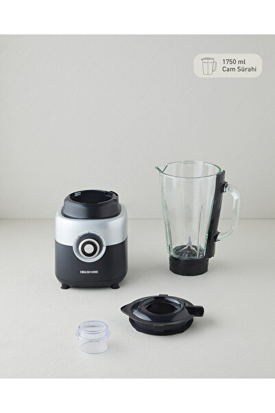 English Home SBL 3001 Cam Sürahi Blender 1750 ml Siyah-Krom