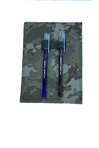 askerpaketi Kamuflaj Desenli Askeri Not Defteri (20 Cm - 14.5 Cm)