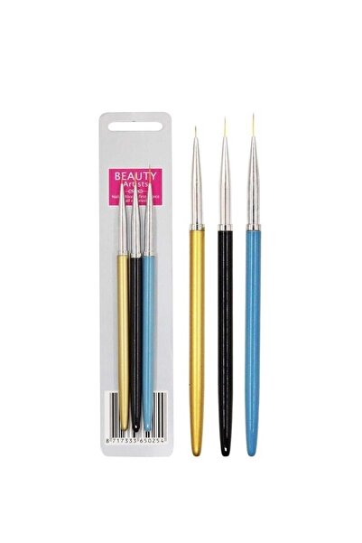 Aka 3 lü nail art fırça seti