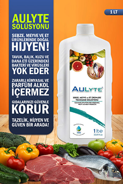 Aultye Sebze, Meyve, Et Ürünü Temizleme Solüsyonu 1 LT