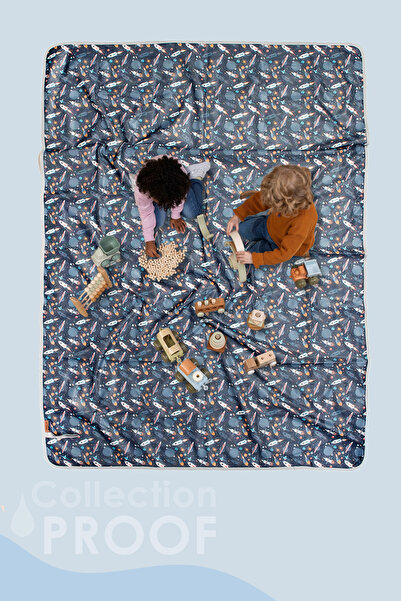 HAMUR Proof Sıvı Geçirmez 140x200 cm Bebek Çocuk Oyun Etkinlik Aktivite Besle...