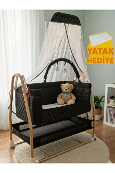 modabebekler Doğumdan itibaren katlanır sallanır sabitlenir anne yanı beşik