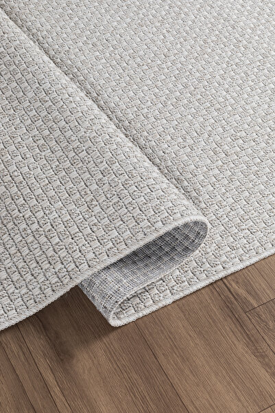 Valery Home Natura Premium Kalite Kaymaz Tabanlı Doğal Yıkanabilir Kilim Otur...