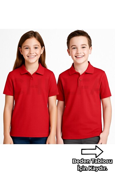 chulfa παιδικό σχολικό μπλουζάκι με γιακά πόλο unisex 1 τεμάχιο