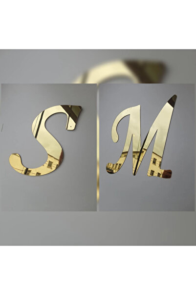 RetroLazer PLEKSİ İSİMLİK HARF 30 CM PERDE TAG PANO İSİMLİK