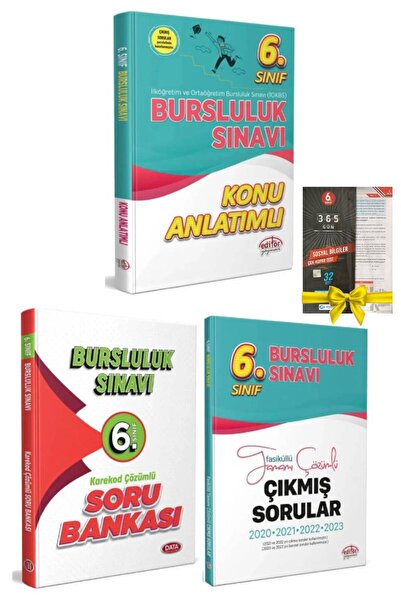 Editör Yayınevi 2024 Editör Yayınları Bursluluk Sınavı 6. Sınıf Konu Anlatım+...