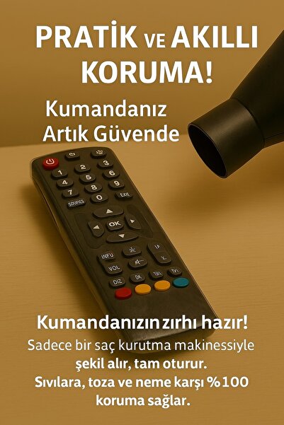 borandtm Koruyucu Şeffaf Kılıf 10 Lu Paket (TÜM UZAKTAN KUMANDALAR ILE UYUMLU...