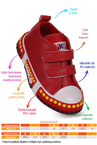 KARAMAZI Kach Velcro Girls' Casual Sneakers