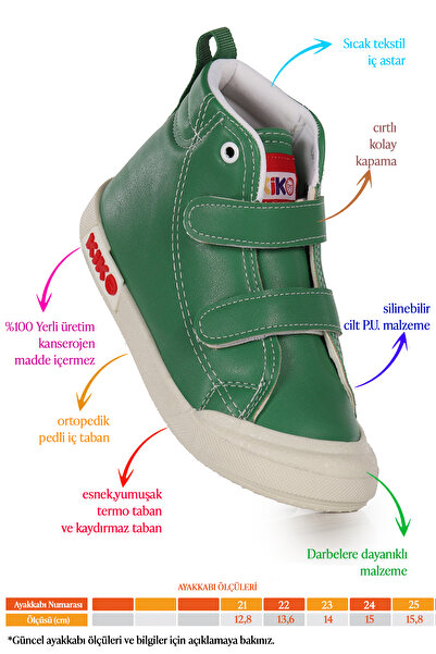 KARAMAZI Garf Daily Velcro Baby Boy Boots Shoes