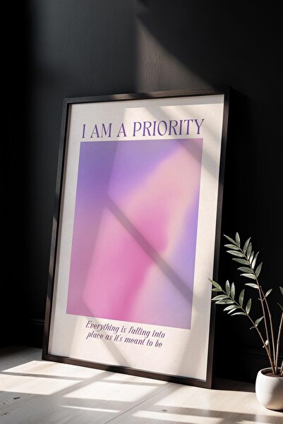 Opak Design Lilac Gradient Aesthetic Fund Μοντέρνα Μαξιμαλιστική Τέχνη Ζωγραφ...