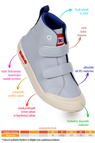 Kiko Kids Garf Щоденні черевики на липучках для хлопчиків