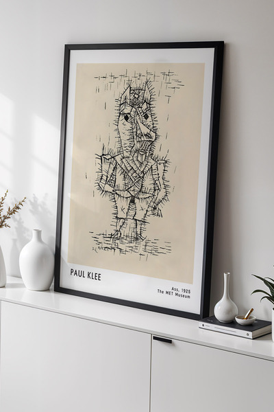 Opak Design Paul Klee - Μοντέρνα Αποτυπώματα Πινέλων - Ζωγραφική Τοίχου με Ξύ...
