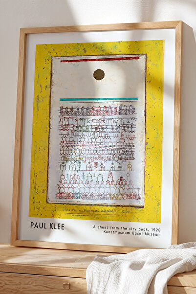 Opak Design Paul Klee - Μοντέρνα Αποτυπώματα Πινέλων - Ζωγραφική Τοίχου με Ξύ...