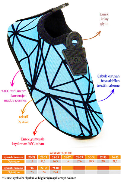 KARAMAZI Pantofi de mare Prizma Havuz Plaj pentru băieți