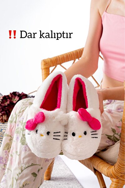 Slipcat Papuci de pluș cu blană moale Papuci de casă pentru femei