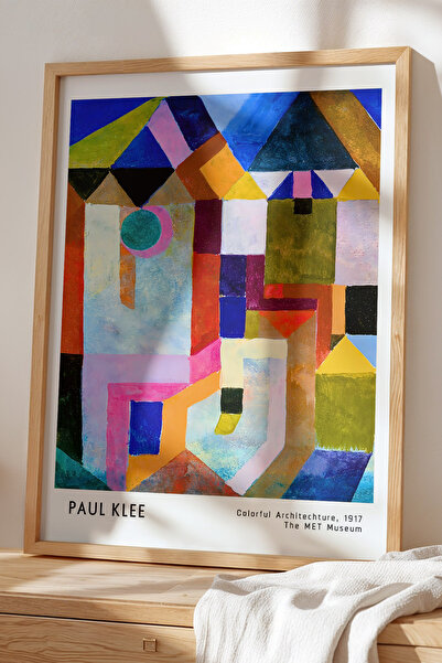 Opak Design Paul Klee - Μοντέρνα Αποτυπώματα Πινέλων - Ζωγραφική Τοίχου με Ξύ...