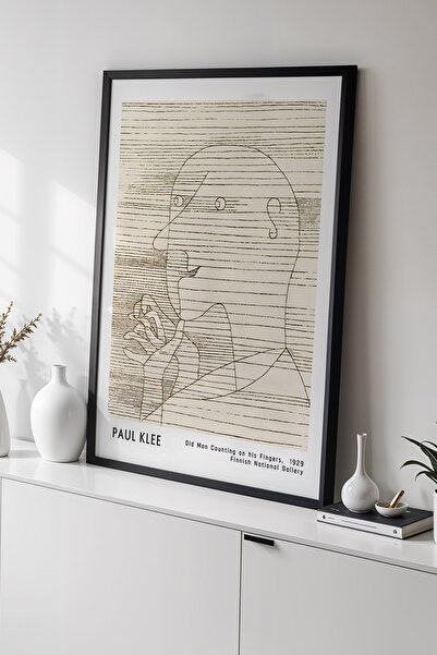 Opak Design Paul Klee - Συμφωνία των χρωμάτων - Πίνακας τοίχου με ξύλινο πλαίσιο