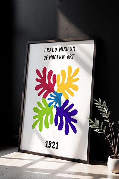 Opak Design Βοτανική Σειρά Ζωντανό Πολύχρωμο Floral Matisse Πίνακας τοίχου με...