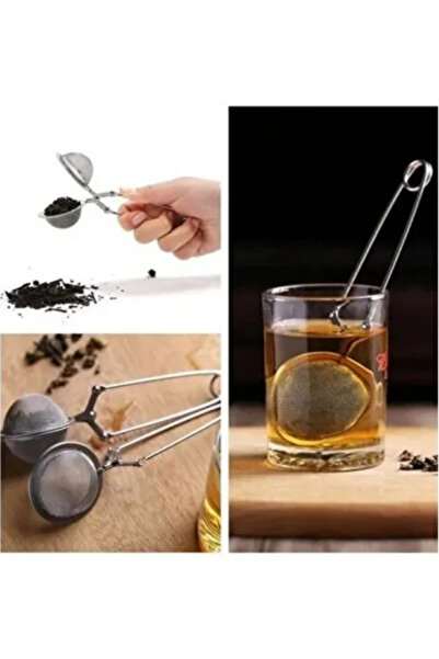 BALSA Eminox Herbal Tea Strainer with Tongs Fma03602