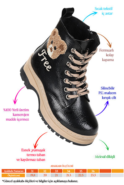 KARAMAZI Dívčí boty Teddy Wrinkled Thermo Sole