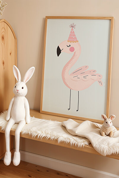 HİGUERA Flamingo cu pălărie - Diagrama camerei pentru copii și bebeluși cu ca...
