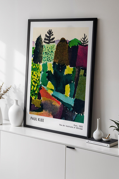 Opak Design Paul Klee - Αφηρημένα Συναισθήματα - Ζωγραφική Τοίχου με Ξύλινο Π...